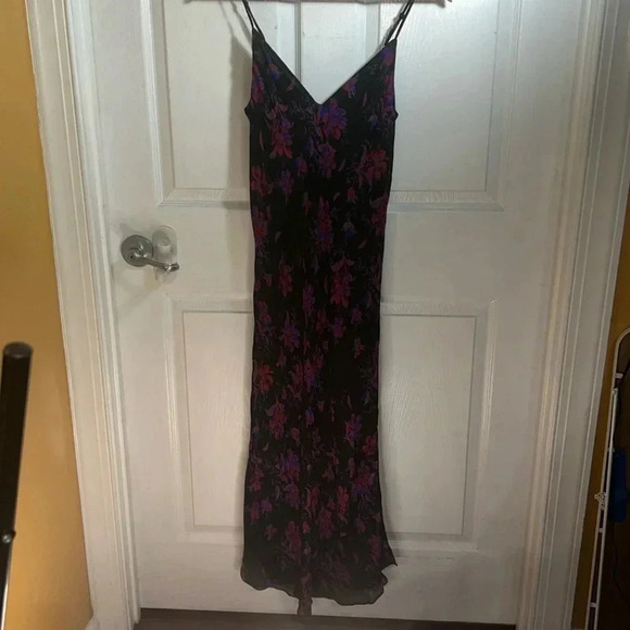 Rag & Bone - Mallory slip EUC long spaghetti strap dress adjustable strap floral - Picture 12 of 13